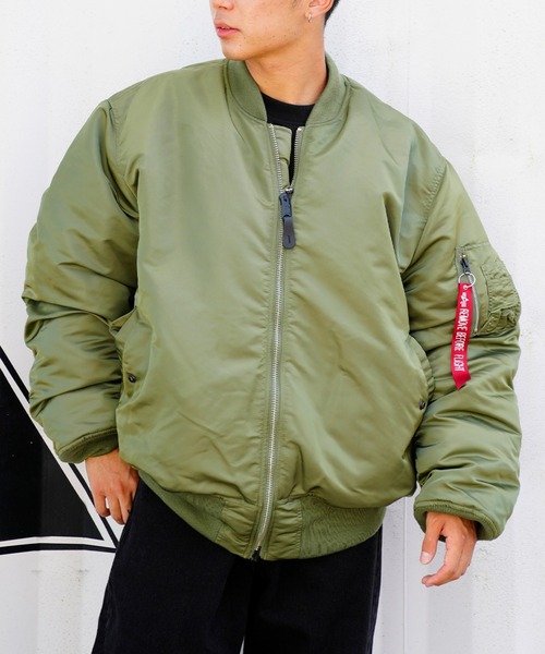 セール】【ムラサキスポーツ限定】ALPHA/アルファ MA-1 ナイロン