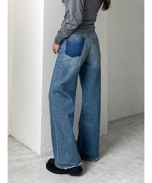 セール】Levi's別注 RIBCAGE WIDE LEGデニム（デニムパンツ）｜Levi's