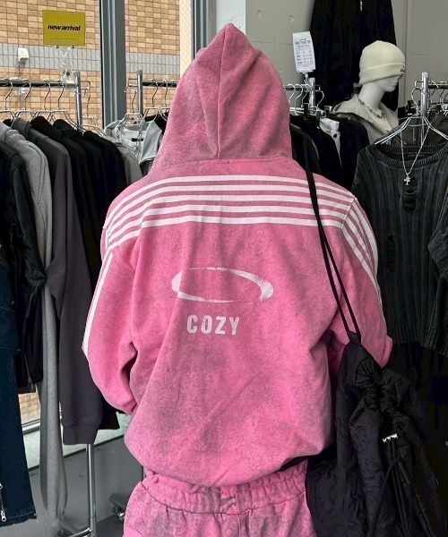 Cozy world Wide】ROYAL KNIGHT CLUB WAXED - HOODZIP / 【コージー