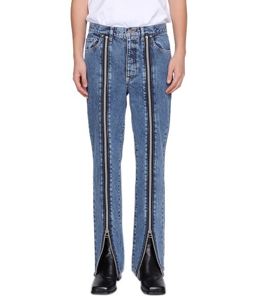 WASHED DENIM ZIPPED PANTS（デニムパンツ）｜JOHN LAWRENCE SULLIVAN