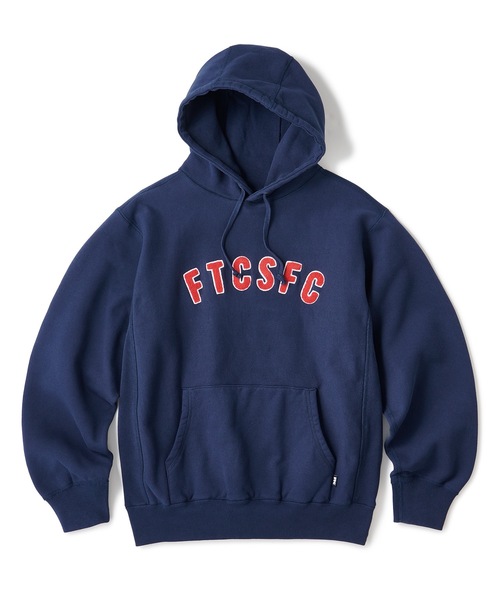 FTC（エフティーシー）の「CHENILLE ARC LOGO PULLOVER HOODY
