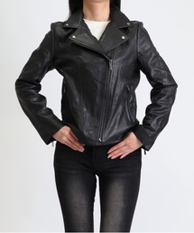 ファッション雑貨 ダブル ライダース レザージャケット」に該当する