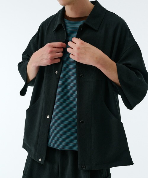 ハイコンフォートショートリラックスシャツ（シャツ/ブラウス