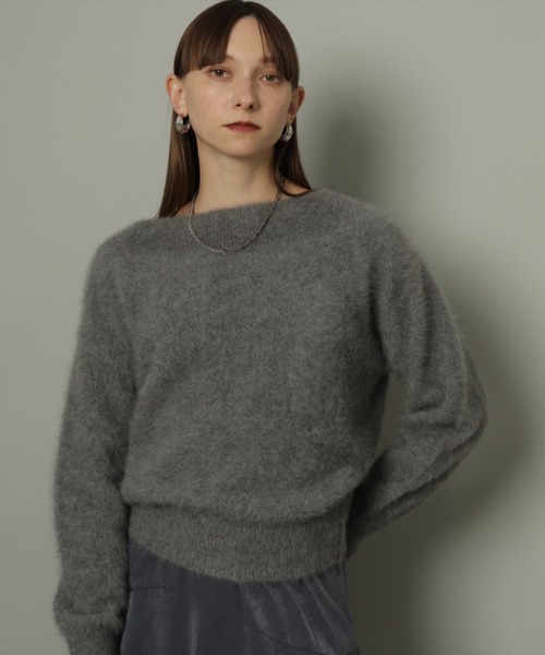 CADUNE（カデュネ）の「フォックスカシミヤオフショルニット（ニット