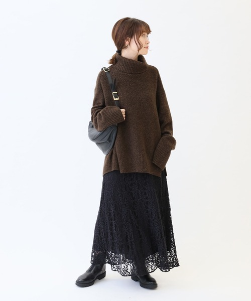 FRAMeWORK（フレームワーク）の「ウールカシミヤタートルロングプル