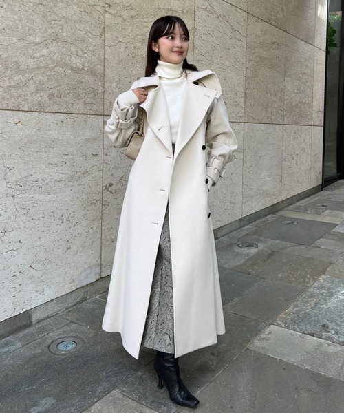 anuans（アニュアンス）の「ウールトレンチコート（トレンチコート