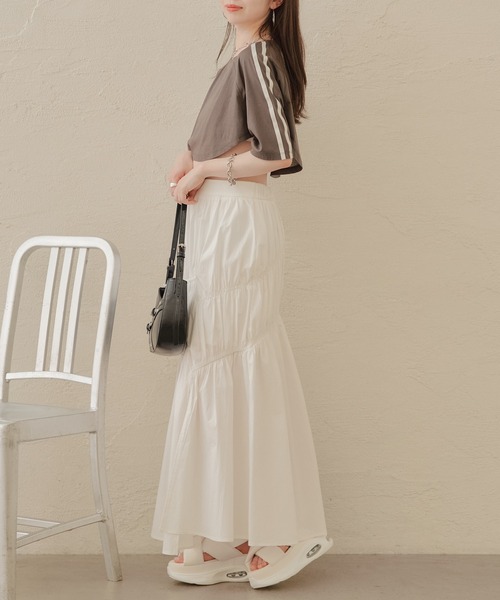 セール】【2024SS】ドロストギャザータイトスカート（スカート