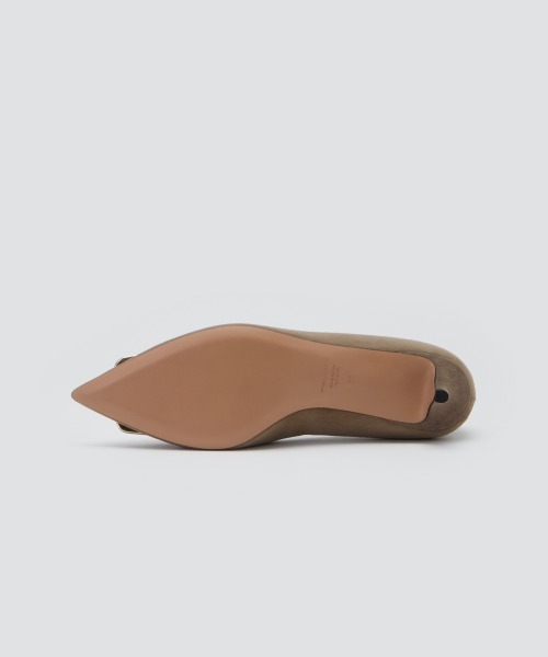 ANIMA アネッリフィッビア スウェード パンプス 3.5cm TAUPE（パンプス
