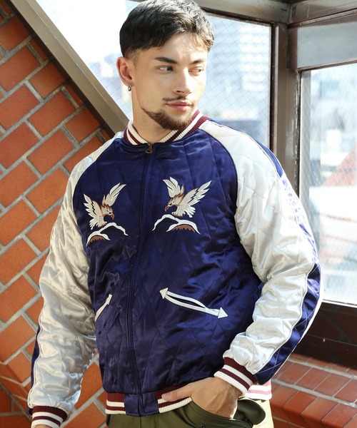 HOUSTON（ヒューストン）の「HOUSTON スカジャン（ホーク