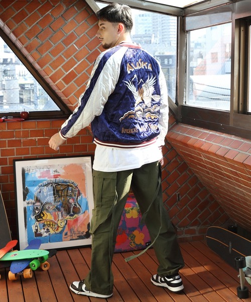 HOUSTON（ヒューストン）の「HOUSTON スカジャン（ホーク