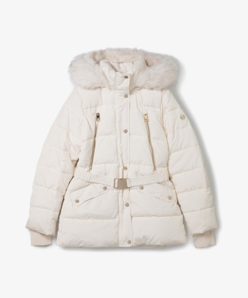 セール】ベルテッド フォー ジップ パファージャケット（ダウン