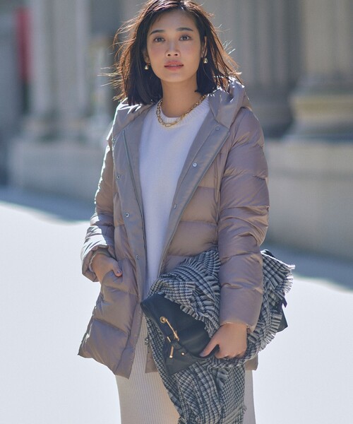 23区（ニジュウサンク）の「【洗える】シレータフタ ショート ダウン