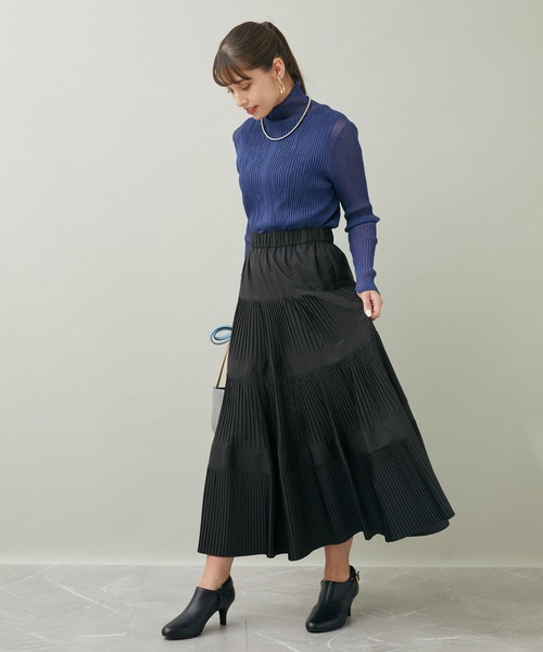 Dignite Collier 三段プリーツスカート（スカート）｜Dignite collier