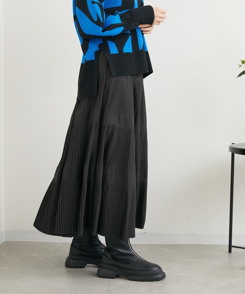 Dignite Collier 三段プリーツスカート（スカート）｜Dignite collier