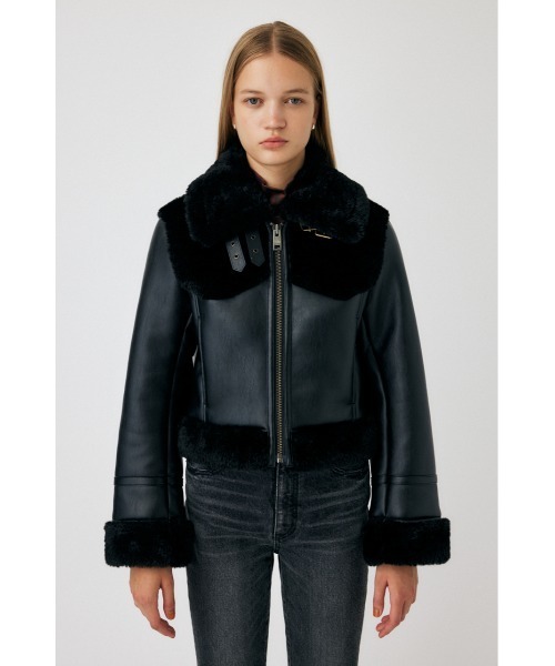 MOUSSY（マウジー）の「CROPPED F/SHEARLING ジャケット（その他