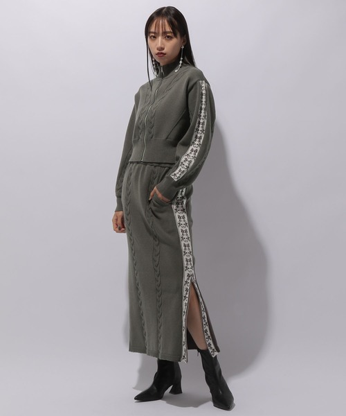 HARE（ハレ）の「ジャージライクニットセットアップ(HARE