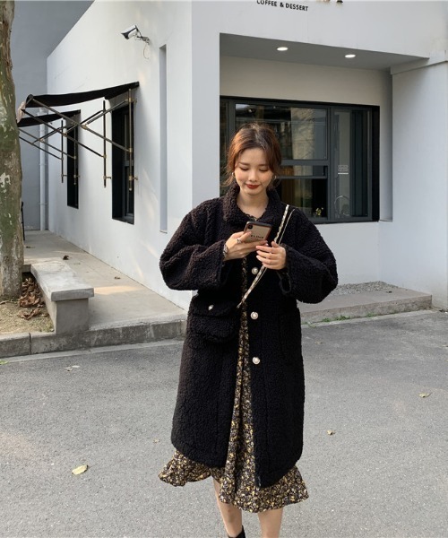 セール】【ZOZO限定】サキシマamp「「チェーンミニバッグ付きパール