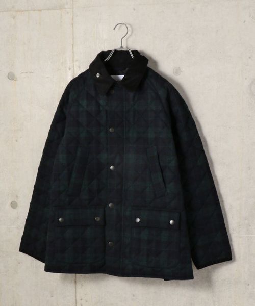 Barbour（バブアー）の「Barbour: 別注 キルティング/ウール ビデイル