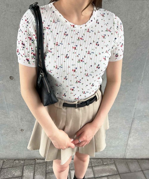 セール】花柄サーマル（Tシャツ/カットソー）｜frunco（フランコ）の