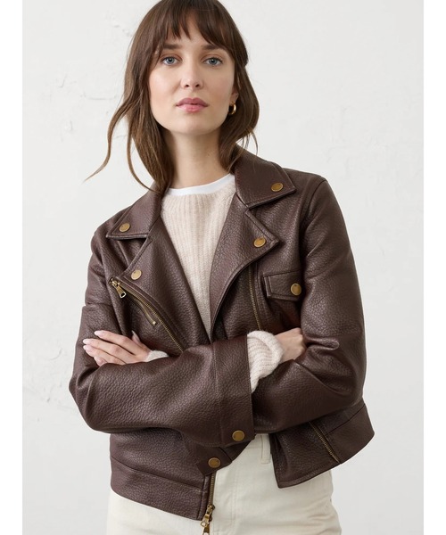 セール】BANANA REPUBLIC FACTORY STORE ヴィーガンレザー クロップド