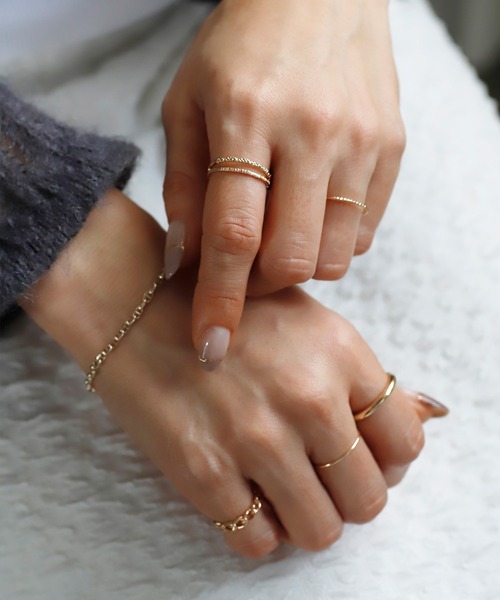 Dainty・リング[ねじねじ]（リング）｜SIENA ROSE（シエナロゼ）の