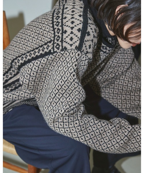 TODAYFUL（トゥデイフル）の「ノルディックオーバーニット（ニット