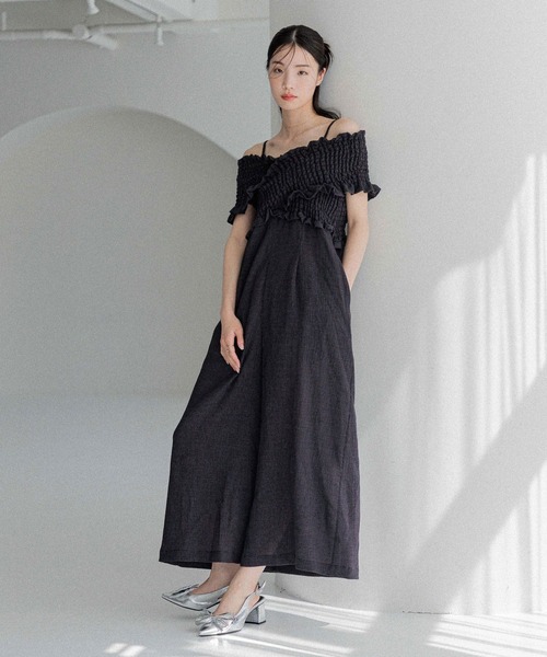 セール】クロスシャーリングオールインワン 490860（つなぎ