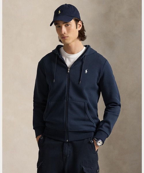 ダブルニット フルジップ フーディ（パーカー）｜POLO RALPH LAUREN
