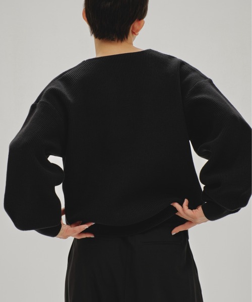 TODAYFUL（トゥデイフル）の「Slit Neck Knit（ニット/セーター）」 - WEAR