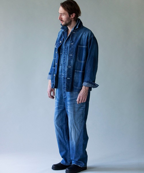 Johnbull（ジョンブル）の「12オンスデニムオールインワン（つなぎ