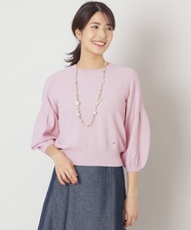 パフスリーブ」に該当するトップス（ピンク/桃色系）ファッション通販