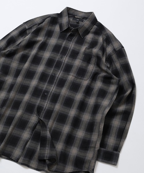 セール】ciao オンブレチェックシャツ 長袖（シャツ/ブラウス）｜CIAO