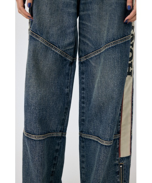 MOUSSY（マウジー）の「HONDA DENIM WIDE BAGGY（デニムパンツ）」 - WEAR