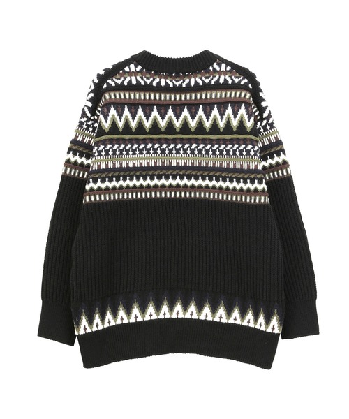 ZUCCa（ズッカ）の「ジャガードニット / ニットプルオーバー / (O