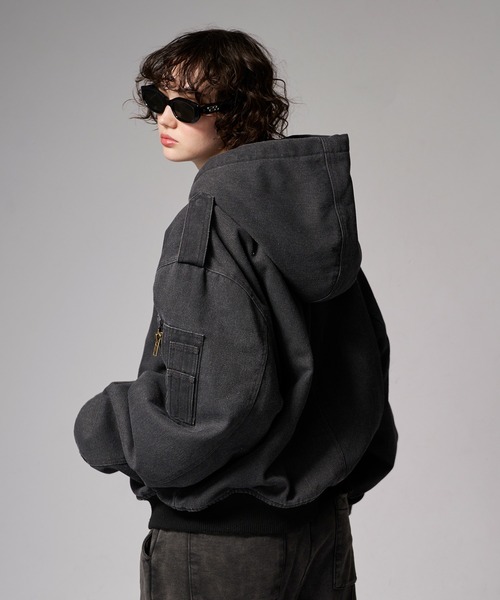 ANDER HUNK（アンダーハンク）の「Short Duck Hood Jacket/ショート
