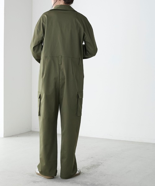 BONLECILL（ボンルシール）の「ハーフジップボリュームスリーブチノ