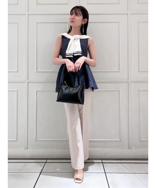 SNIDEL（スナイデル）の「ペプラムニットプルオーバー（ニット