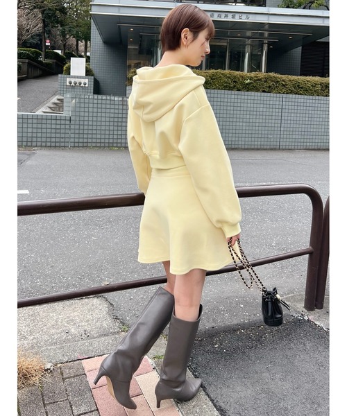 SNIDEL（スナイデル）の「スウェットミニセットアップ（ワンピース