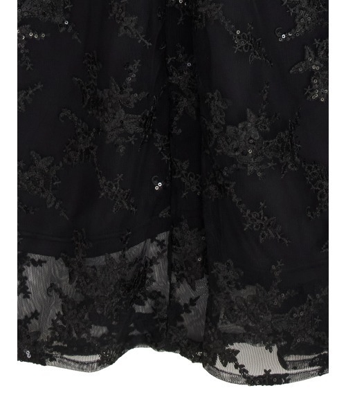 Ameri（アメリ）の「SPANGLE LACE ROMPERS（サロペット/オーバーオール