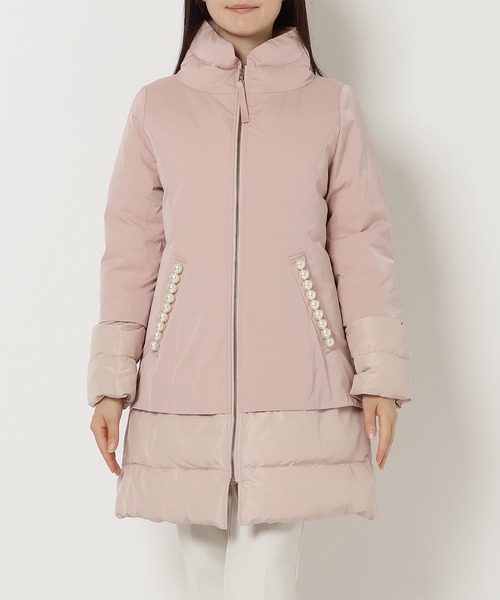 Rose Tiara（ローズティアラ）の「異素材切替ダウンコート（ダウン