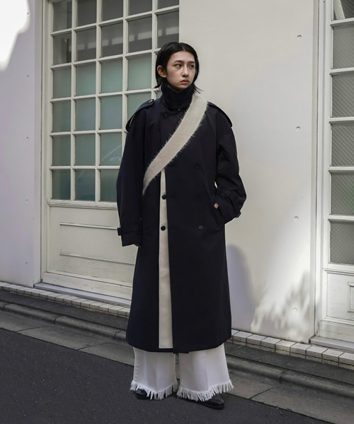 seyto（セイト）の「Two tone layered trench coat / ツートーン