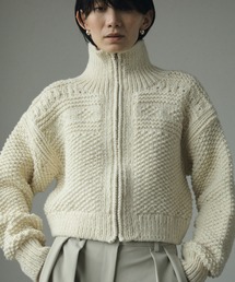 anuke（アンヌーク）の「Wool Zip Knit（ニット/セーター）」 - WEAR