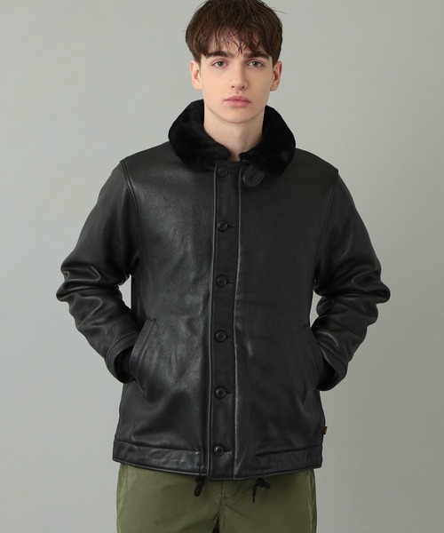 Alpha Industries（アルファインダストリーズ）の「レザーN-1デッキ