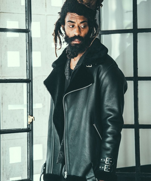 CRIMIE（クライミー）の「MOUTON RIDERS JACKET（ライダースジャケット