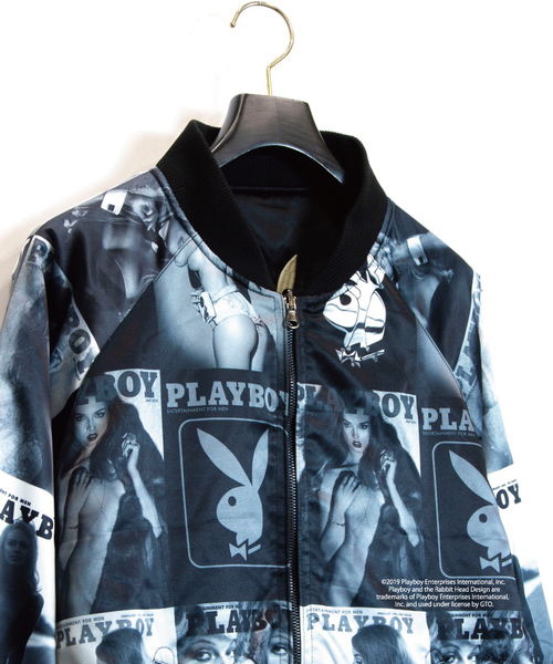 PLAYBOY（プレイボーイ）の「PLAYBOY×GAリバーシブルスカジャン
