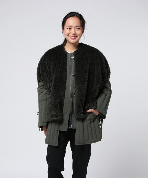 CLANE（クラネ）の「BOA VEST LAYERED DOWN COAT（ブルゾン）」 - WEAR