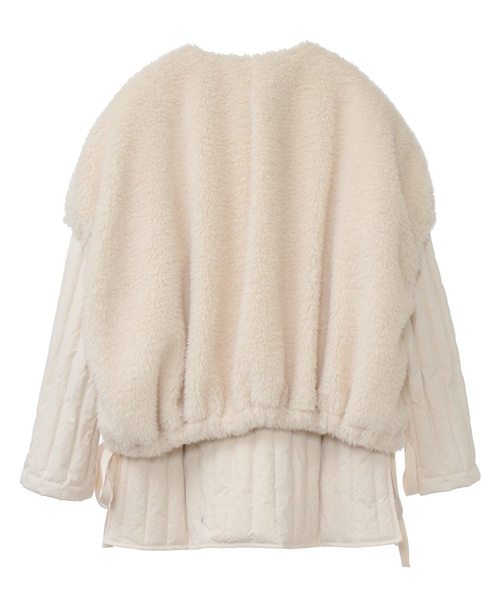 CLANE（クラネ）の「BOA VEST LAYERED DOWN COAT（ブルゾン）」 - WEAR