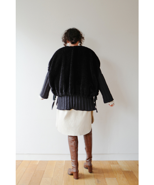 CLANE（クラネ）の「BOA VEST LAYERED DOWN COAT（ブルゾン）」 - WEAR