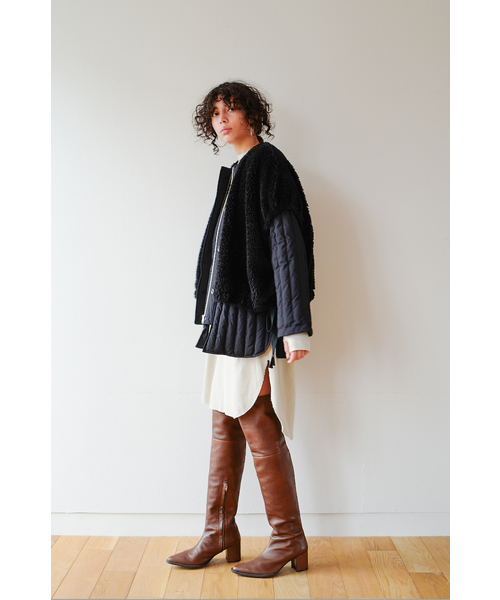 CLANE（クラネ）の「BOA VEST LAYERED DOWN COAT（ブルゾン）」 - WEAR