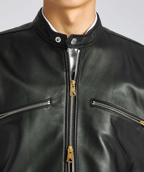 Paul Smith（ポールスミス）の「ラムレザー ライダースジャケット